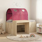 Bed met tunnel 163x123.5x75 cm bewerkt hout