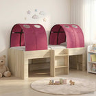 Bed met tunnel 203x101x68.5 cm Sonoma eiken rood