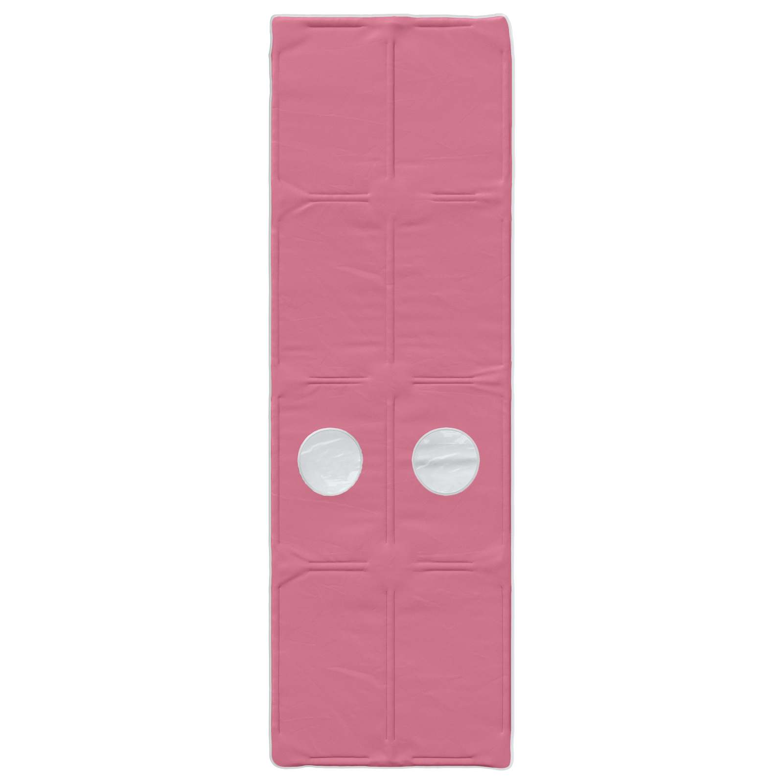Bed met Tunnel 4 pcs Wit en Roze Bewerkt hout