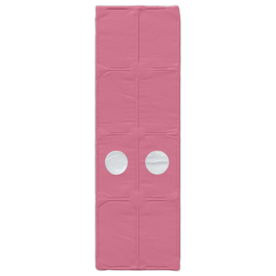 Bed met Tunnel 4 pcs Wit en Roze Bewerkt hout