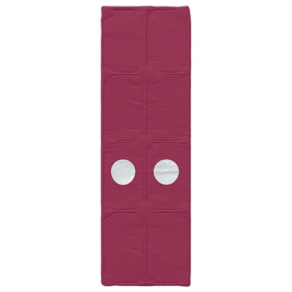 Bed met Tunnel 4 pcs Wit en Rood Bewerkt hout