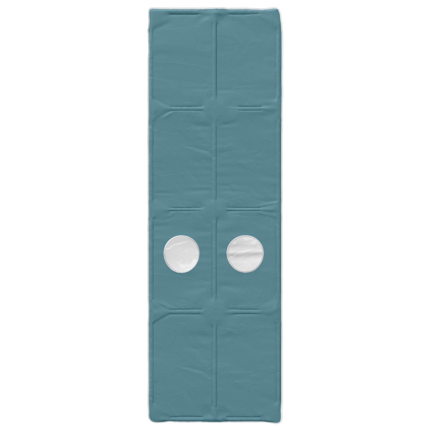 Hoge Bedframe voor Kinderen met Opslag Wit en Lichtblauw