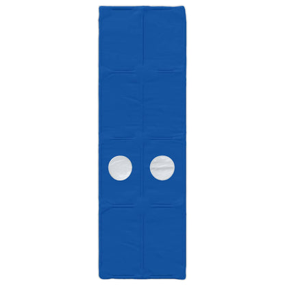 Bedframe met tunnel 3 pcs Wit en Blauw Geconstrueerd hout
