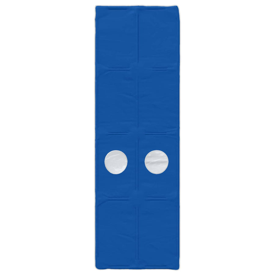 Bedframe met tunnel 3 pcs Wit en Blauw Geconstrueerd hout
