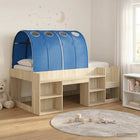 Bedframe 193x118x65 cm Sonoma eiken blauw bewerkt hout