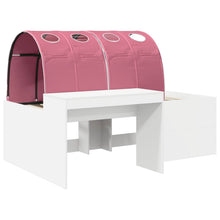 Bedframe met Tunnel Wit en Roze 80 x 200 cm Bewerkt hout