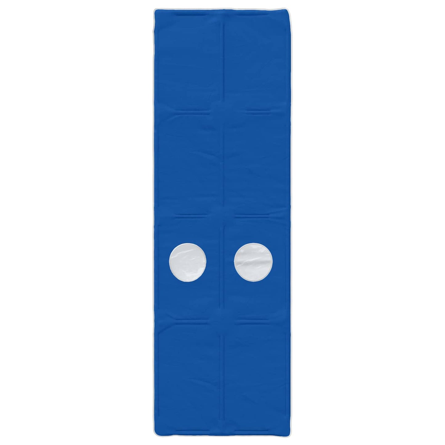Hoge Bed Frame met Bureau voor Kinderen Wit en Blauw