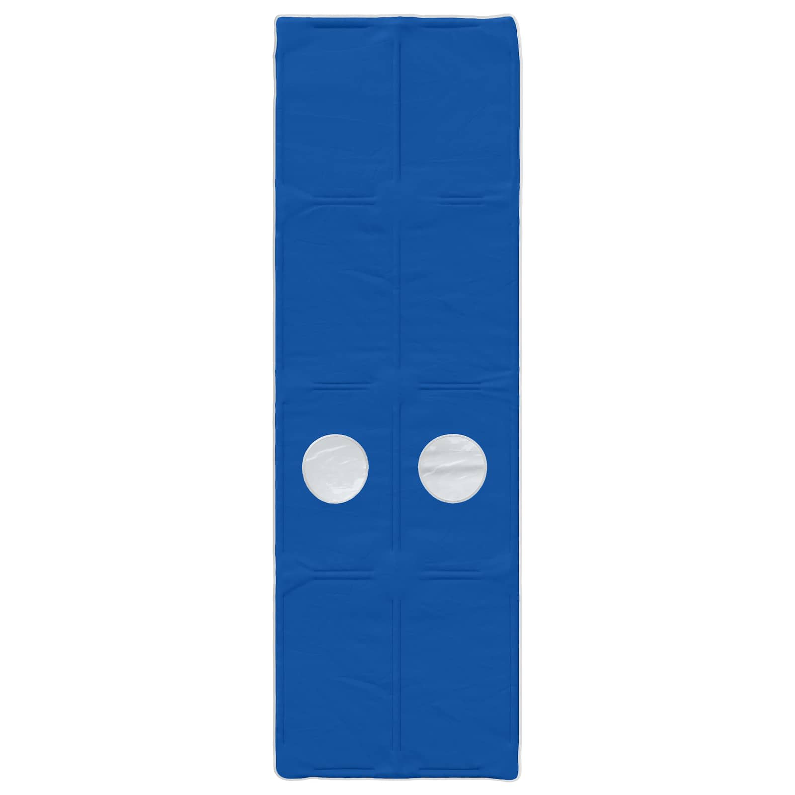 Hoge Bed Frame met Bureau voor Kinderen Wit en Blauw
