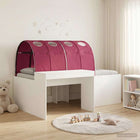 Bedframe bewerkt hout Artisian eik rood met bureau