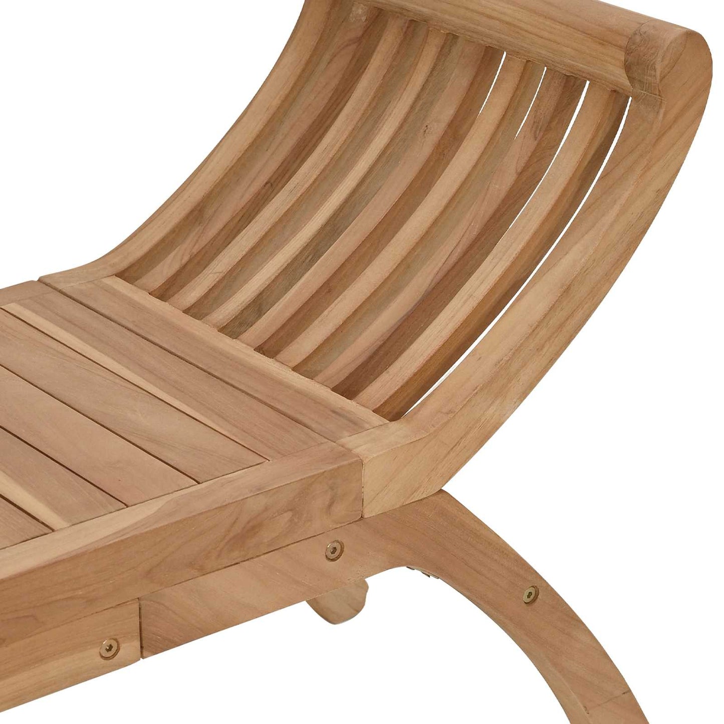 Tuinbank 2-Aantal zitplaatsen 126 cm Massief Teakhout Naturel