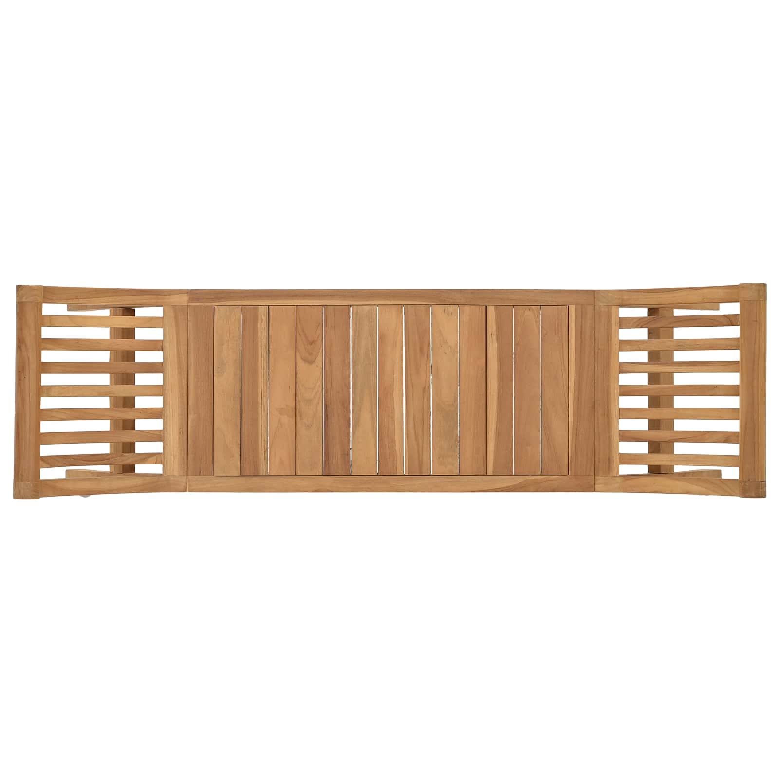 Tuinbank 2-Aantal zitplaatsen 126 cm Massief Teakhout Naturel