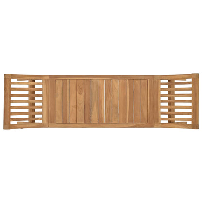 Tuinbank 2-Aantal zitplaatsen 126 cm Massief Teakhout Naturel