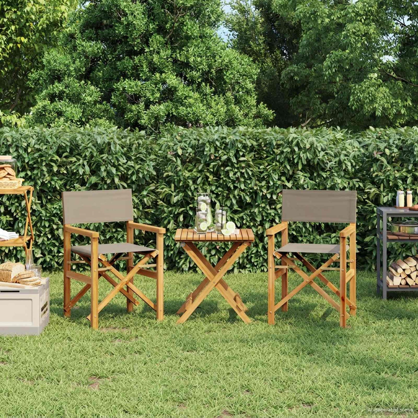 Eetkamerstoel 56 x 54 x 87 cm 100% Polyester Massief Teak