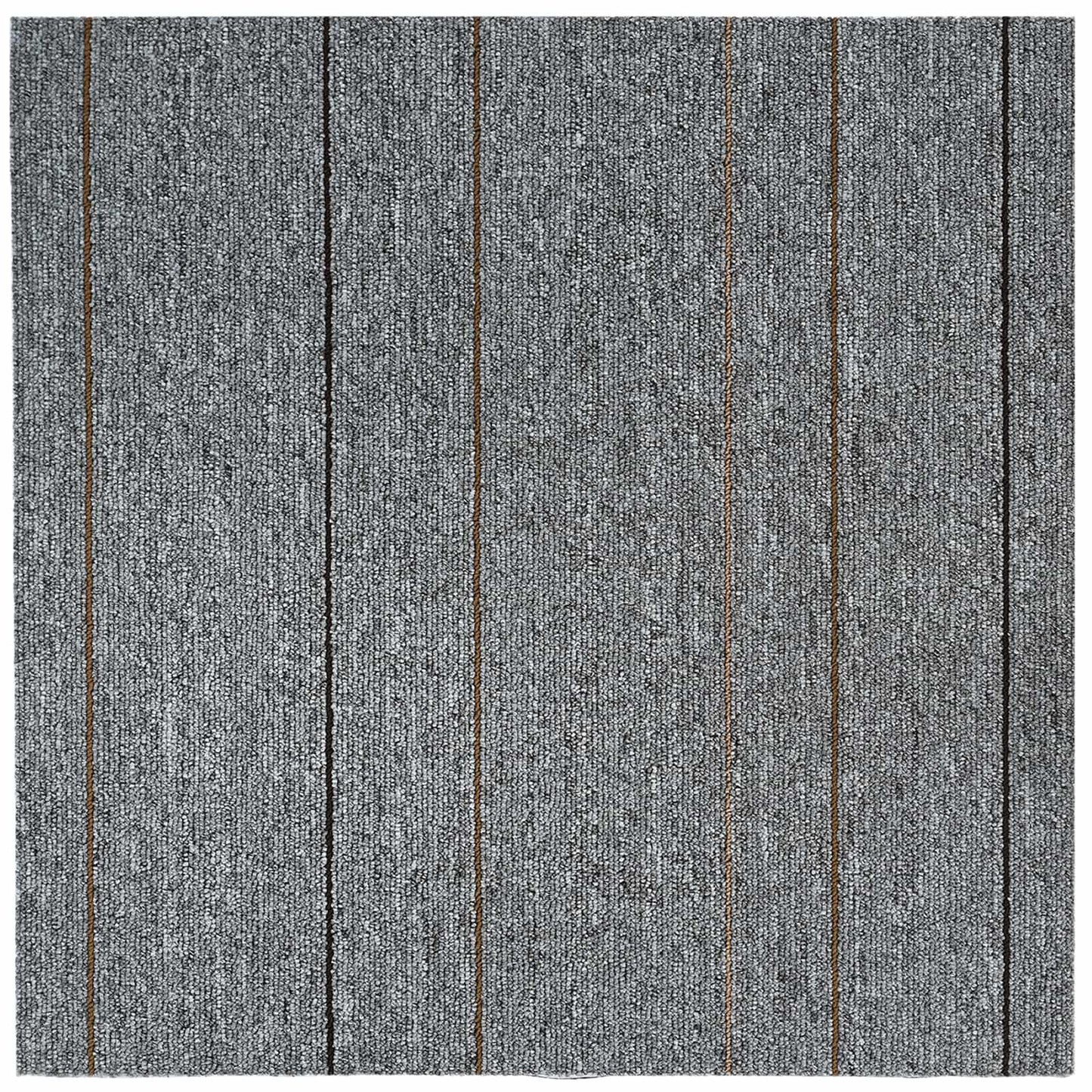 Vloertegel Lichtgrijs met Streep 50 x 50 cm 4 pcs PP en Bitumen