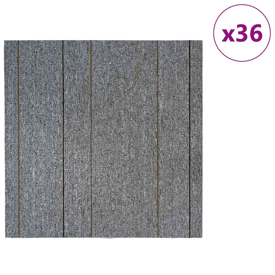 Vloertegel Lichtgrijs met Strepen 50 x 50 cm 36 pcs