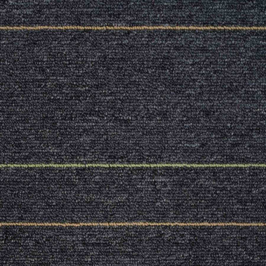 Vloertegel Donkergrijs met Strepen 50 x 50 cm 4 pcs