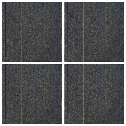 Vloertegel Midden Grijs met Strepen 50 x 50 cm 4 pcs