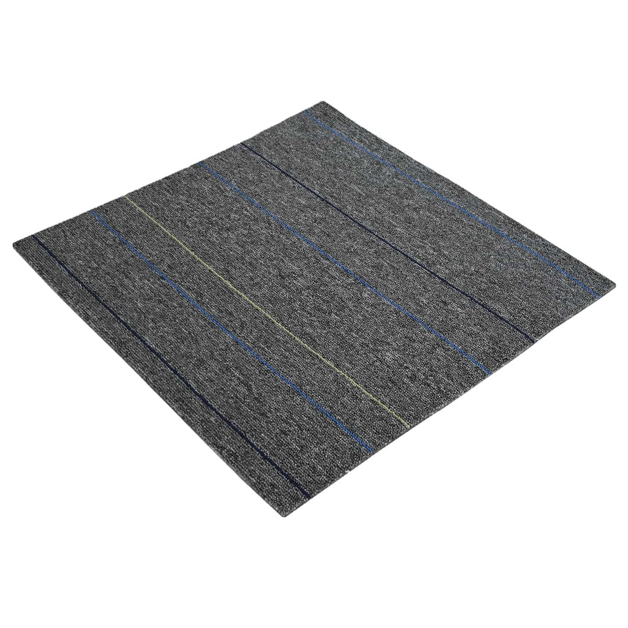 Vloertegel Midden Grijs met Strepen 50 x 50 cm 20 pcs