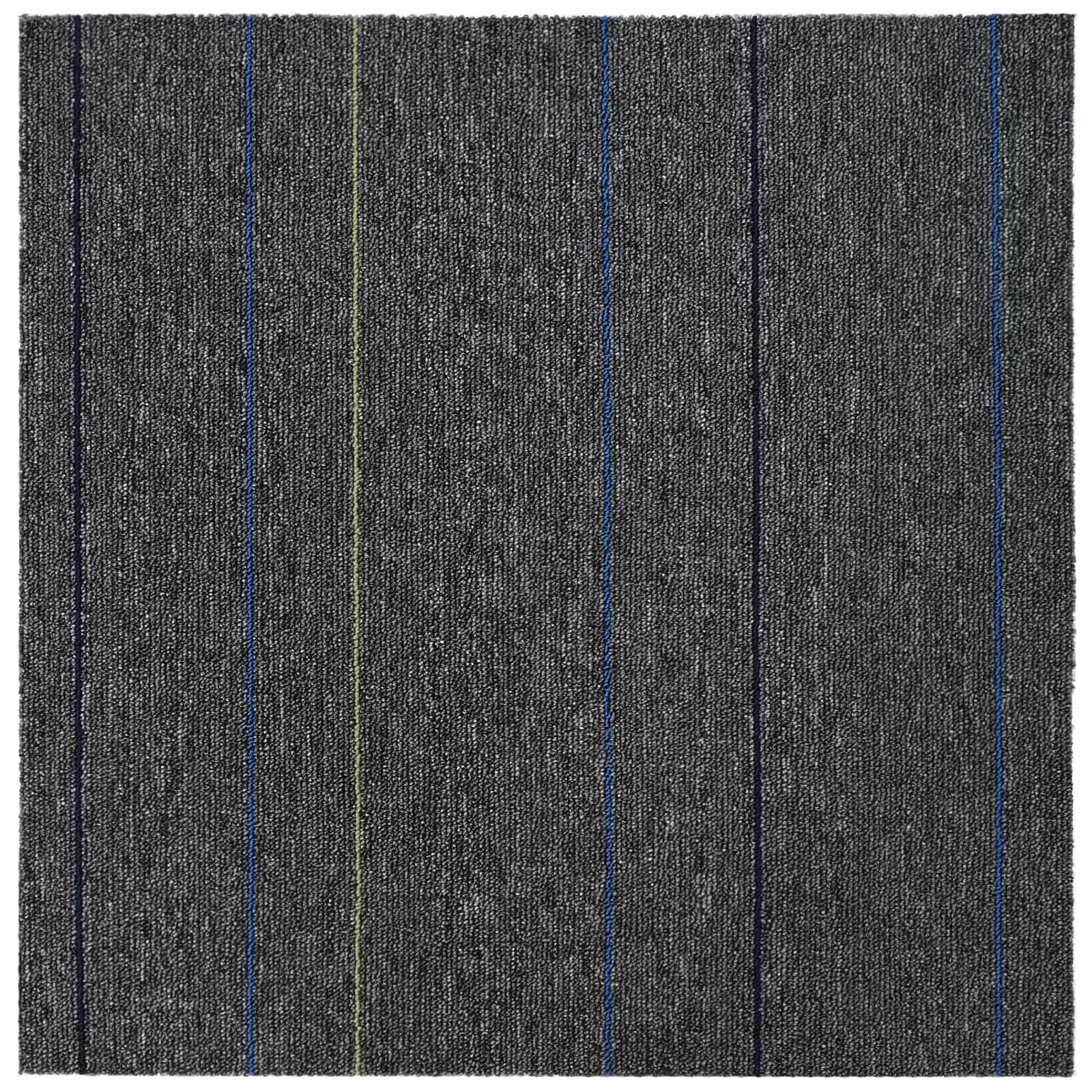 Vloertegel Midden Grijs met Strepen 50 x 50 cm 36 pcs