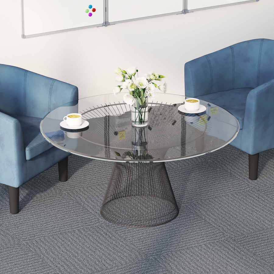 Vloertegel Lichtgrijs 50 x 50 cm 4 pcs PP en Bitumen