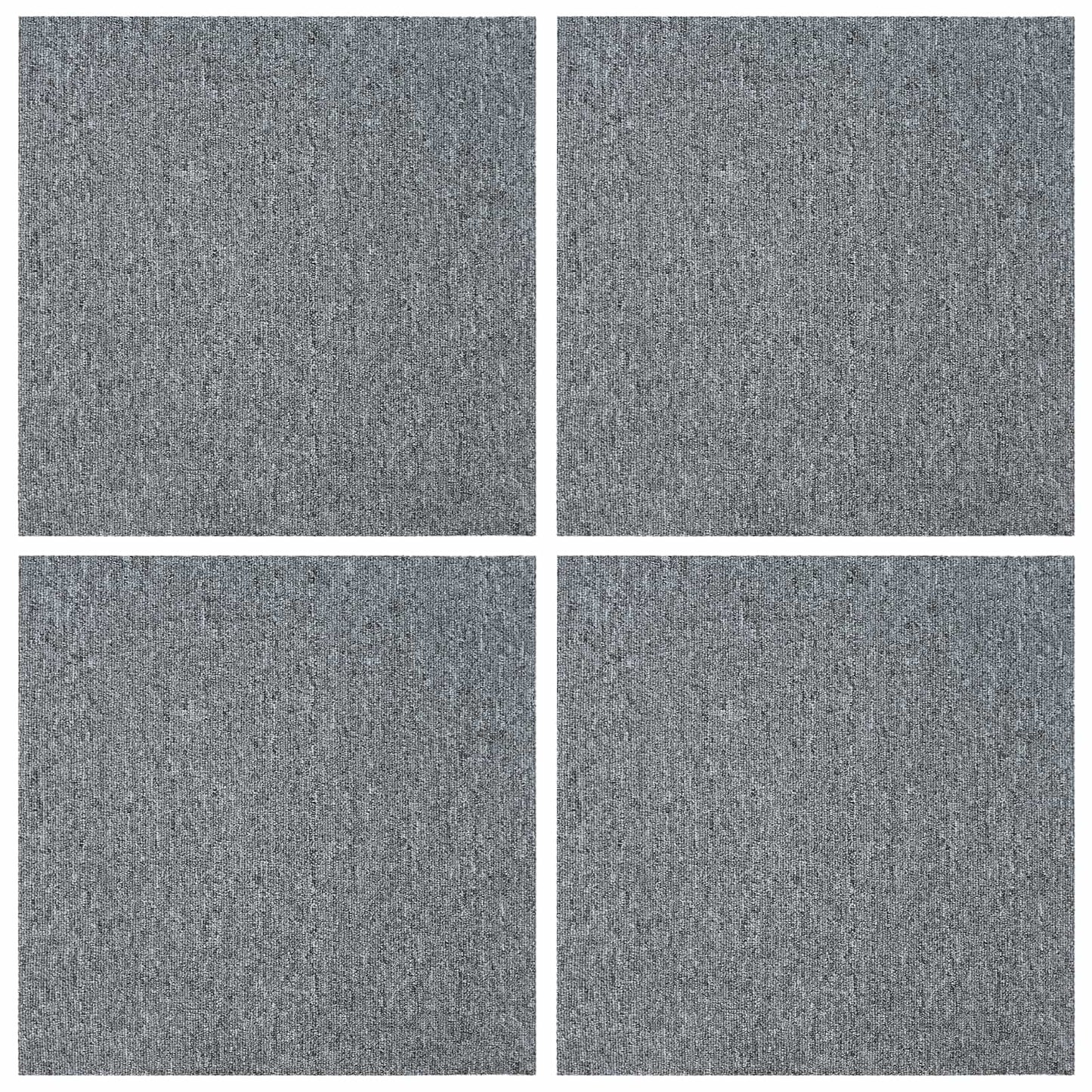 Vloertegel Lichtgrijs 50 x 50 cm 4 pcs PP en Bitumen