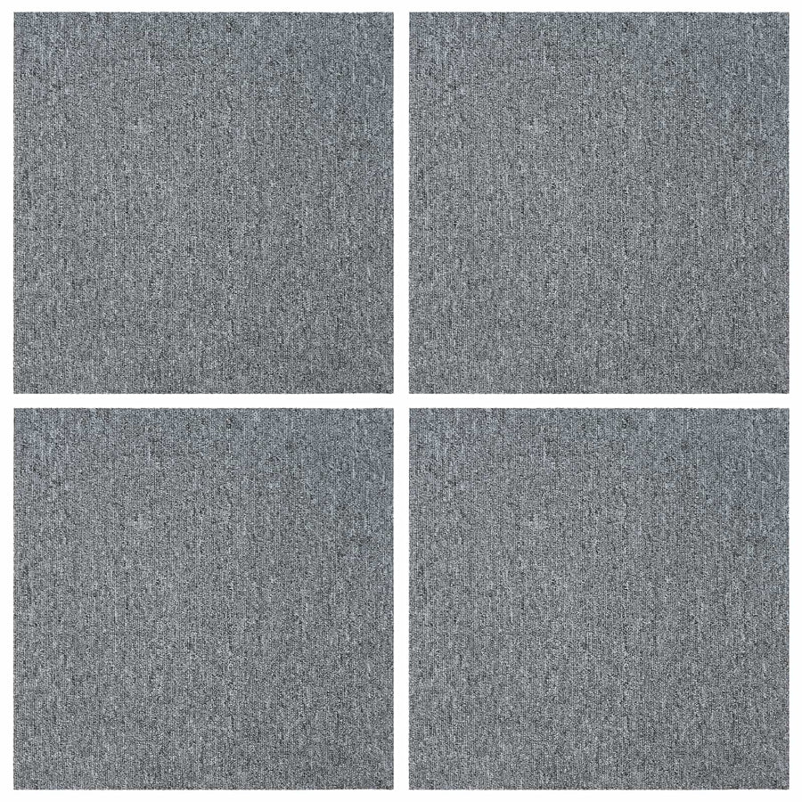 Vloertegel Lichtgrijs 50 x 50 cm 4 pcs PP en Bitumen