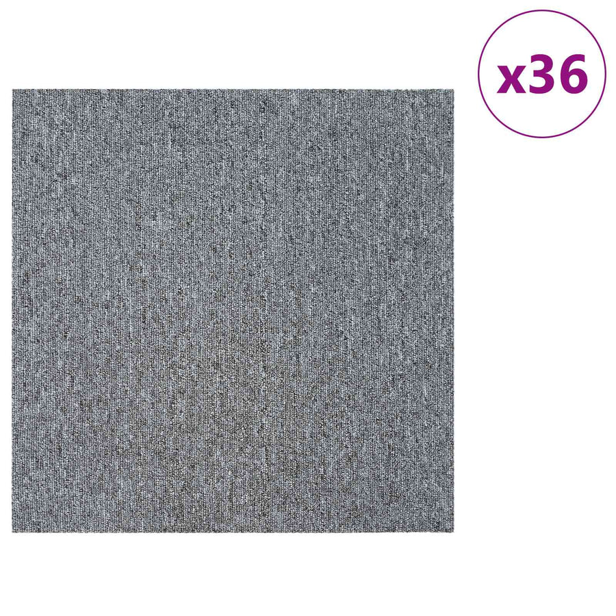 Vloertegel Lichtgrijs 50 x 50 cm 36 pcs PP en Bitumen