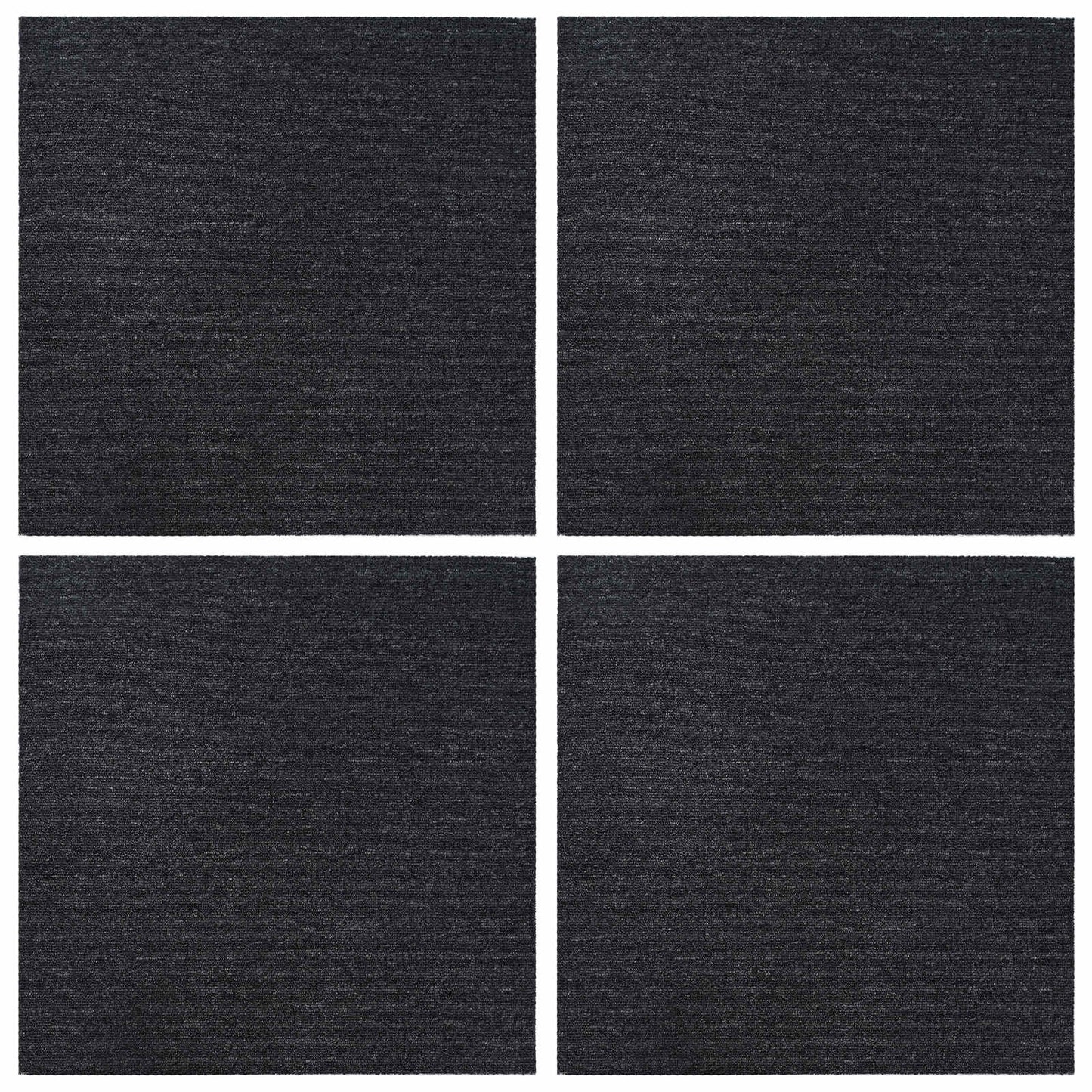 Vloertegel Donkergrijs 50 x 50 cm 4 pcs PP en Bitumen