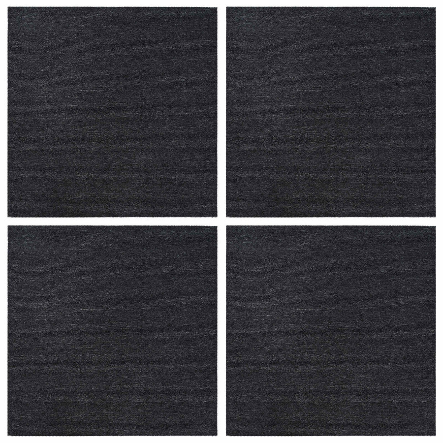 Vloertegel Donkergrijs 50 x 50 cm 4 pcs PP en Bitumen