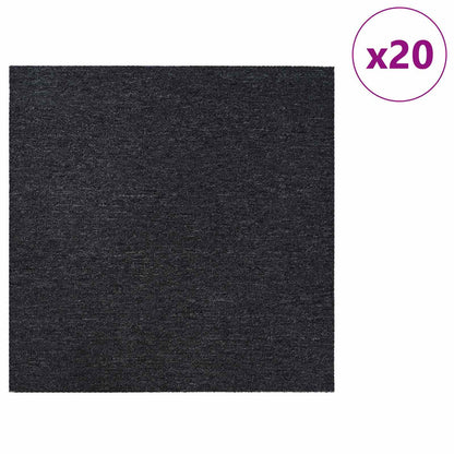 Vloertegel Donkergrijs 50 x 50 cm 20 pcs PP en Bitumen