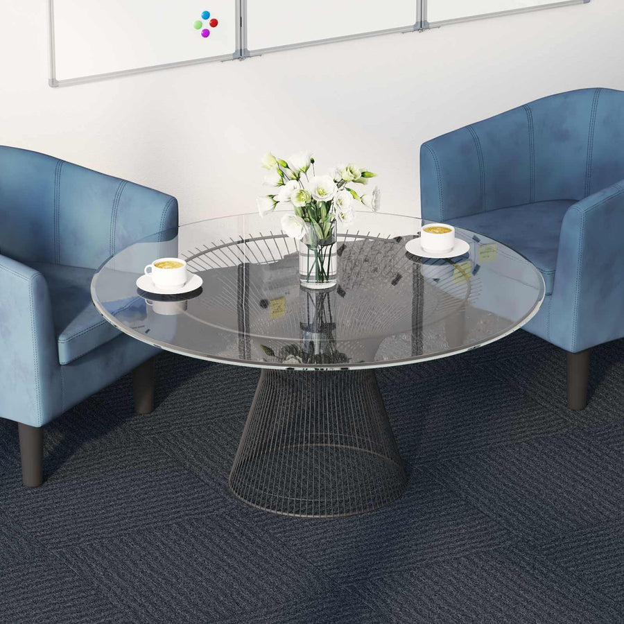 Vloertegel Blauw Grijs 50 x 50 cm 4 pcs PP en Bitumen