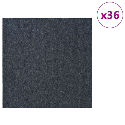 Vloertegel Blauw Grijs 50 x 50 cm 36 pcs PP en Bitumen