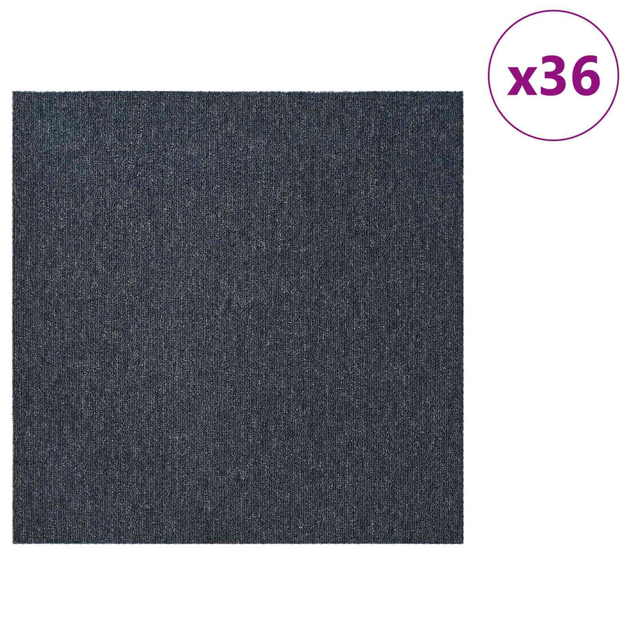 Vloertegel Blauw Grijs 50 x 50 cm 36 pcs PP en Bitumen