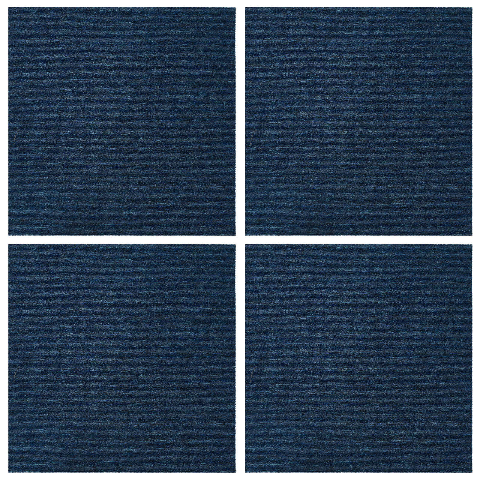 Vloertegel Blauw 50 x 50 cm 4 pcs PP en Bitumen