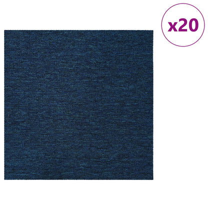 Vloertegel Blauw 50 x 50 cm 20 pcs PP en Bitumen