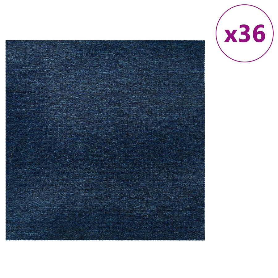 Vloertegel Blauw 50 x 50 cm 36 pcs PP en Bitumen