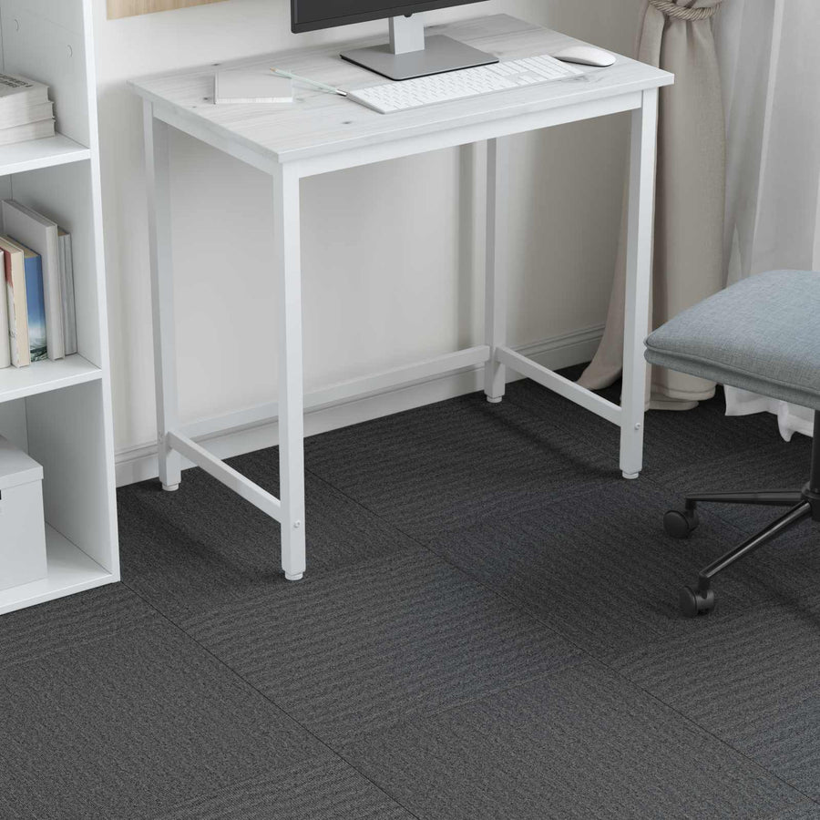 Vloertegel Middelgrijs 50 x 50 cm 4 pcs PP en Bitumen