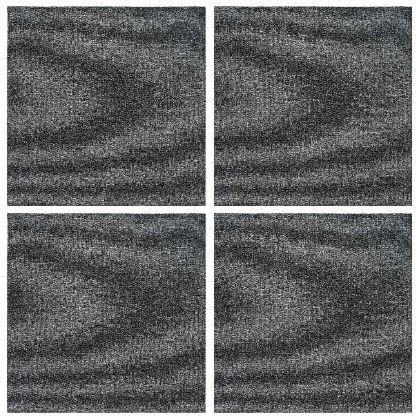 Vloertegel Middelgrijs 50 x 50 cm 4 pcs PP en Bitumen