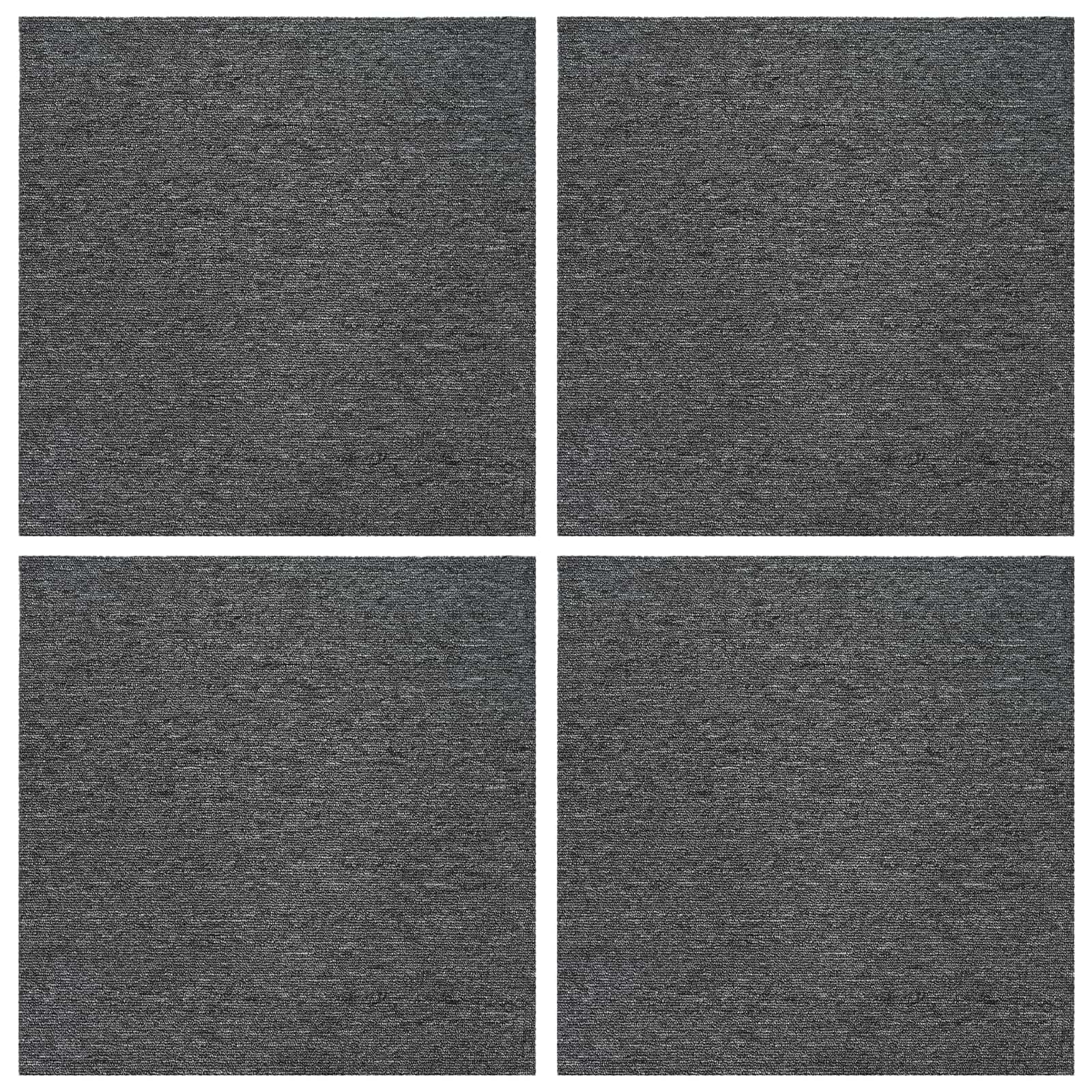 Vloertegel Middelgrijs 50 x 50 cm 4 pcs PP en Bitumen