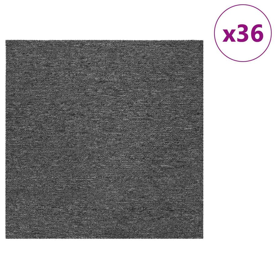 Vloertegel Middelgrijs 50 x 50 cm 36 pcs PP en Bitumen