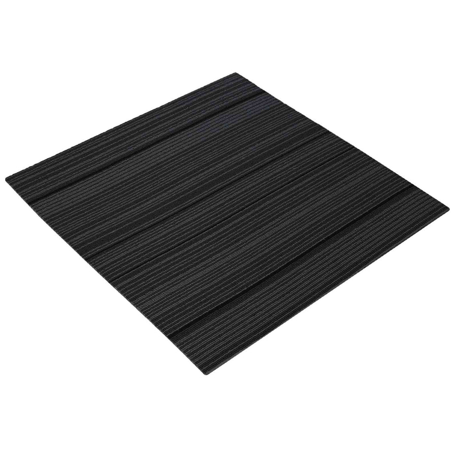 Vloertegel Gestreept Lichtgrijs 50 x 50 cm 4 pcs PP en Bitumen