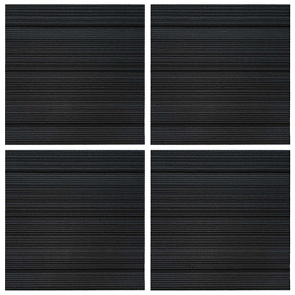 Vloertegel Gestreept Lichtgrijs 50 x 50 cm 4 pcs PP en Bitumen