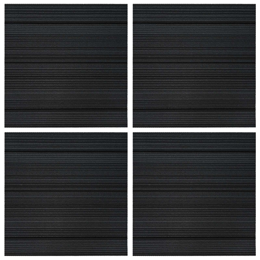 Vloertegel Gestreept Lichtgrijs 50 x 50 cm 4 pcs PP en Bitumen