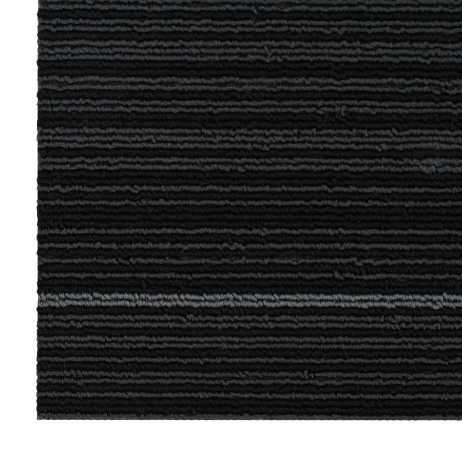 Vloertegel Gestreept Donkergrijs 50 x 50 cm 4 pcs PP en Bitumen
