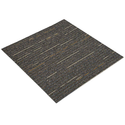 Vloertegel Gestreept Lichtbruin 50 x 50 cm 4 pcs PP en Bitumen