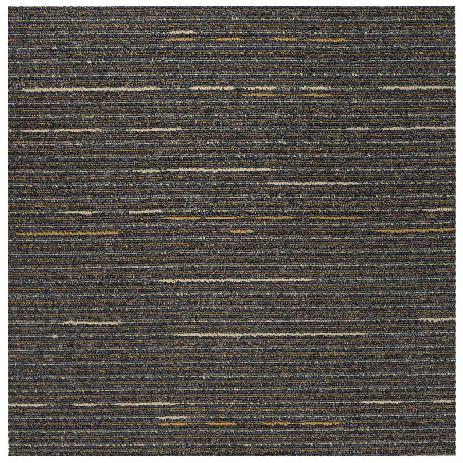Vloertegel Gestreept Lichtbruin 50 x 50 cm 4 pcs PP en Bitumen