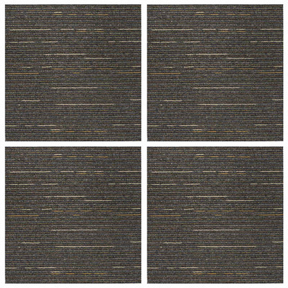 Vloertegel Gestreept Lichtbruin 50 x 50 cm 4 pcs PP en Bitumen