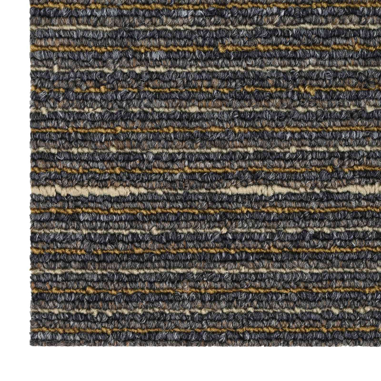 Vloertegel Gestreept Lichtbruin 50 x 50 cm 20 pcs PP en Bitumen