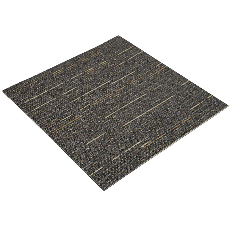 Vloertegel Gestreept Lichtbruin 50 x 50 cm 20 pcs PP en Bitumen