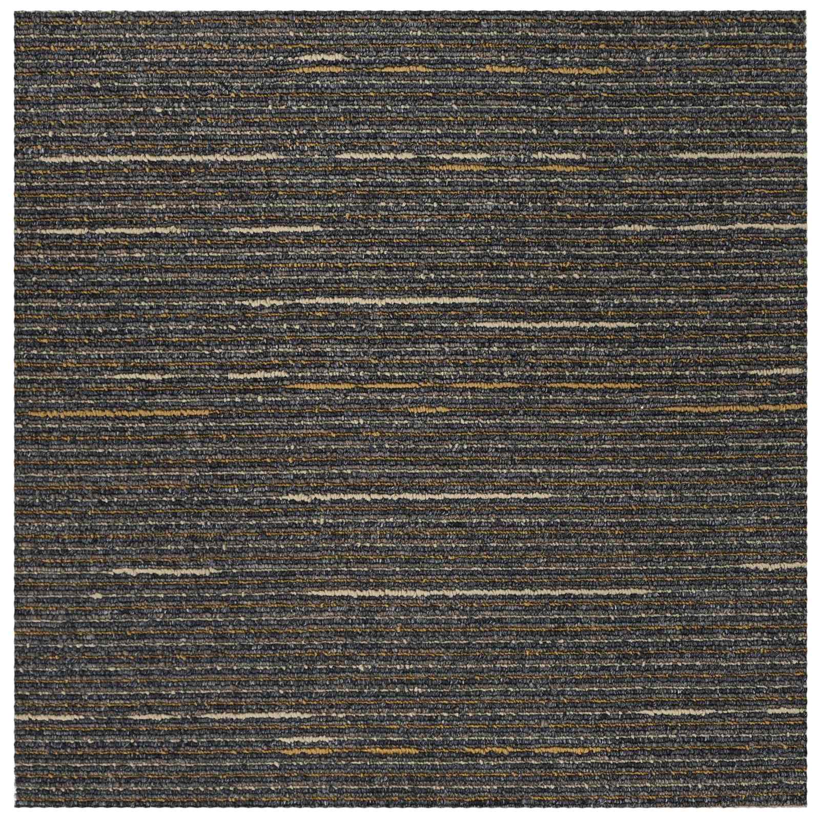 Vloertegel Gestreept Lichtbruin 50 x 50 cm 20 pcs PP en Bitumen